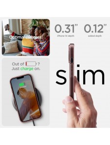 Spigen ULTRA HYBRID IPHONE 14 ROSE CRYSTAL