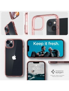 Spigen ULTRA HYBRID IPHONE 14 ROSE CRYSTAL