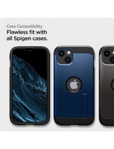 TEMPERED GLASS Spigen ALM GLASS FC 2-PACK IPHONE 13/13 PRO / 14 BLACK