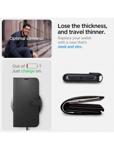 Spigen WALLET S IPHONE 14 BLACK