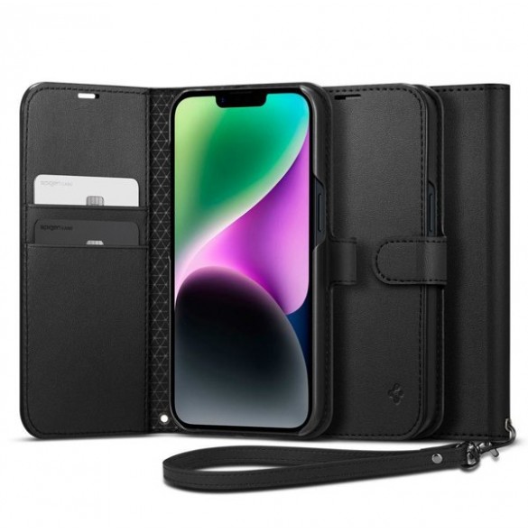 Spigen WALLET S IPHONE 14 BLACK