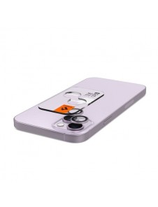 Spigen OPTIK.TR ”EZ FIT” CAMERA PROTECTOR 2-PACK IPHONE 14 / 14 PLUS PURPLE