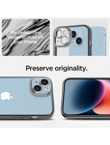 Spigen OPTIK CRYSTAL IPHONE 14 CHROME GRAY