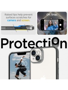 Spigen OPTIK CRYSTAL IPHONE 14 CHROME GRAY