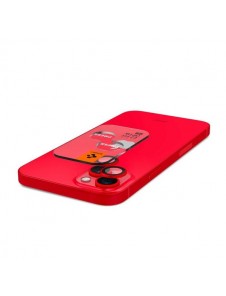 Spigen OPTIK.TR ”EZ FIT” CAMERA PROTECTOR 2-PACK IPHONE 14 / 14 PLUS RED