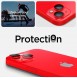 Spigen OPTIK.TR ”EZ FIT” CAMERA PROTECTOR 2-PACK IPHONE 14 / 14 PLUS RED