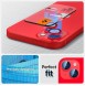 Spigen OPTIK.TR ”EZ FIT” CAMERA PROTECTOR 2-PACK IPHONE 14 / 14 PLUS RED