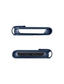 Spigen Wallet S Leather Flip Wallet for iPhone 14 Blue
