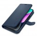Spigen Wallet S Leather Flip Wallet for iPhone 14 Blue