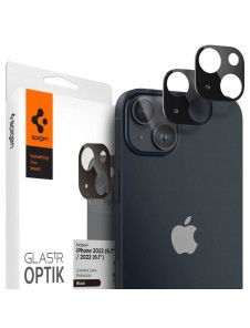 Spigen Optik.TR Camera Protector glass for iPhone 14/14 Plus camera, 2 black
