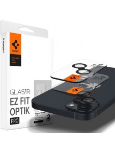 Spigen OPTIK.TR "EZ FIT" CAMERA PROTECTOR 2-PACK IPHONE 14/14 PLUS BLACK COVER