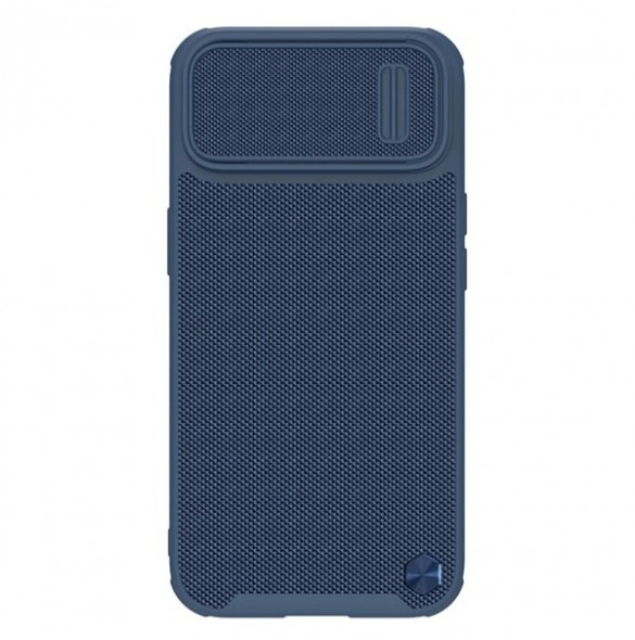 Nillkin Textured S Case iPhone 14 armored case with camera cover blue