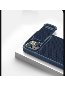 Nillkin Textured S Case iPhone 14 armored case with camera cover blue