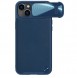 Nillkin CamShield Leather S Case iPhone 14 cover with camera cover blue