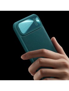 Nillkin CamShield Leather S Case iPhone 14 cover with camera cover blue