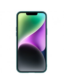 Nillkin CamShield Leather S Case iPhone 14 cover with camera cover green