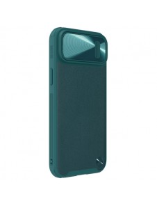 Nillkin CamShield Leather S Case iPhone 14 cover with camera cover green