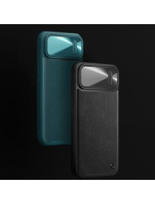 Nillkin CamShield Leather S Case iPhone 14 cover with camera cover green