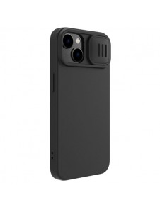 Nillkin CamShield Magnetic Silicone Case for iPhone 14 magnetic MagSafe cover with camera cover black