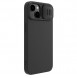 Nillkin CamShield Magnetic Silicone Case for iPhone 14 magnetic MagSafe cover with camera cover black