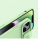Nillkin CamShield Magnetic Silicone Case iPhone 14 Magnetic MagSafe case with camera cover green