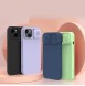 Nillkin CamShield Magnetic Silicone Case iPhone 14 Magnetic MagSafe case with camera cover green