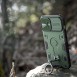 Nillkin CamShield Armor Pro Case Cover iPhone 14 Armored Cover with Camera Cover Ring Stand Dark Green