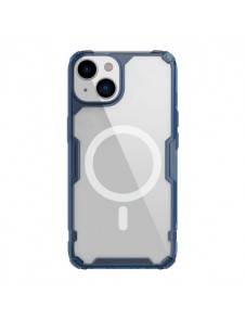 Nillkin Nature Pro Magnetic Case for iPhone 14 magnetic cover MagSafe blue