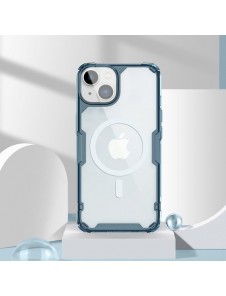 Nillkin Nature Pro Magnetic Case for iPhone 14 magnetic cover MagSafe blue
