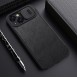Nillkin Qin Leather Pro Case Cover iPhone 14 Camera Protector Holster Cover Flip Case Black