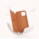 Nillkin Qin Leather Pro Case iPhone 14 Camera Cover Holster Cover Flip Case Brown