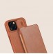 Nillkin Qin Leather Pro Case iPhone 14 Camera Cover Holster Cover Flip Case Brown