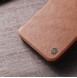 Nillkin Qin Leather Pro Case iPhone 14 Camera Cover Holster Cover Flip Case Brown