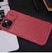 Nillkin Qin Leather Pro Case Cover iPhone 14 Camera Protector Holster Cover Flip Case Red