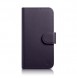 iCarer Wallet Case 2in1 Case iPhone 14 Leather Flip Cover Anti-RFID Dark Purple