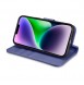 iCarer Wallet Case 2in1 Case iPhone 14 Leather Flip Cover Anti-RFID Light Purple