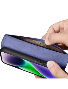 iCarer Wallet Case 2in1 Case iPhone 14 Leather Flip Cover Anti-RFID Light Purple