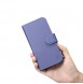iCarer Wallet Case 2in1 Case iPhone 14 Leather Flip Cover Anti-RFID Light Purple