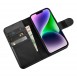 iCarer Wallet Case 2in1 Case iPhone 14 Leather Flip Cover Anti-RFID black