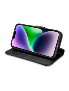 iCarer Wallet Case 2in1 Case iPhone 14 Leather Flip Cover Anti-RFID black
