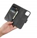 iCarer Wallet Case 2in1 Case iPhone 14 Leather Flip Cover Anti-RFID black