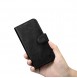 iCarer Oil Wax Wallet Case 2in1 Case iPhone 14 Leather Flip Cover Anti-RFID black