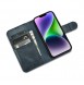 copy of iCarer Oil Wax Wallet Case 2in1 Case iPhone 14 Leather Flip Cover Anti-RFID Brown