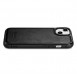 iCarer Leather Oil Wax Genuine Leather Case for iPhone 14 (MagSafe Compatible) Black