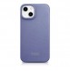 iCarer CE Premium Leather Folio Case iPhone 14 Magnetic Flip Leather Folio Case MagSafe Light Purple