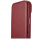 iCarer CE Premium Leather Folio Case iPhone 14 magnetic flip case MagSafe red
