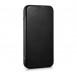 iCarer CE Oil Wax Premium Leather Folio Case iPhone 14 magnetic flip case MagSafe black