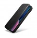 iCarer CE Oil Wax Premium Leather Folio Case iPhone 14 magnetic flip case MagSafe black