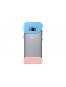 EF-MG955CLE Samsung Protective Cover Skal till G950 Galaxy S8 Plus - Blå & Persika