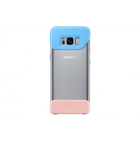 EF-MG955CLE Samsung Protective Cover Skal till G950 Galaxy S8 Plus - Blå & Persika